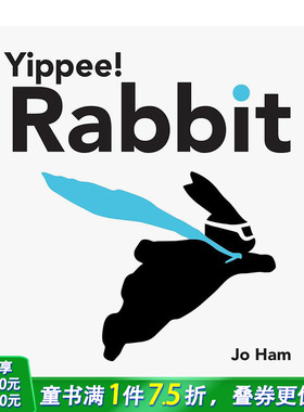 【预售】【英国插画师Jo Ham】好耶！兔子 【Jo Ham's Rabbit】Yippee! Rabbit 原版英文插画绘本 进口英语儿童故事书 善优图书