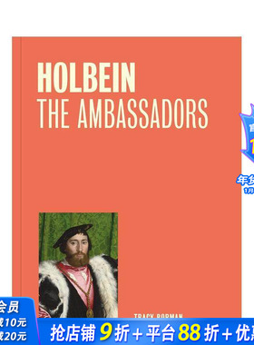 【预售】霍尔拜因：大使 【One Painting  One Story】Holbein: The Ambassadors 原版英文艺术画册画集 正版进口书