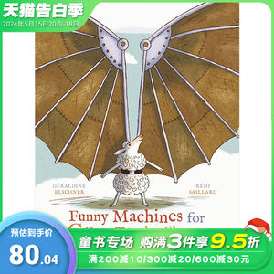 【现货】Funny Machines for George the Sheep 乔治羊的机器:受达芬奇启发的 儿童绘本 英文原版图书籍进口正版【善优童书】