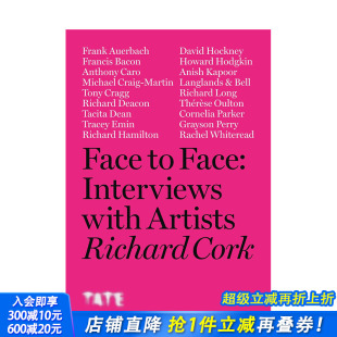 Face Interviews Artists英文艺术家 理查德·考克与艺术家面对面对谈 With 艺术工作室进口图书画册 现货