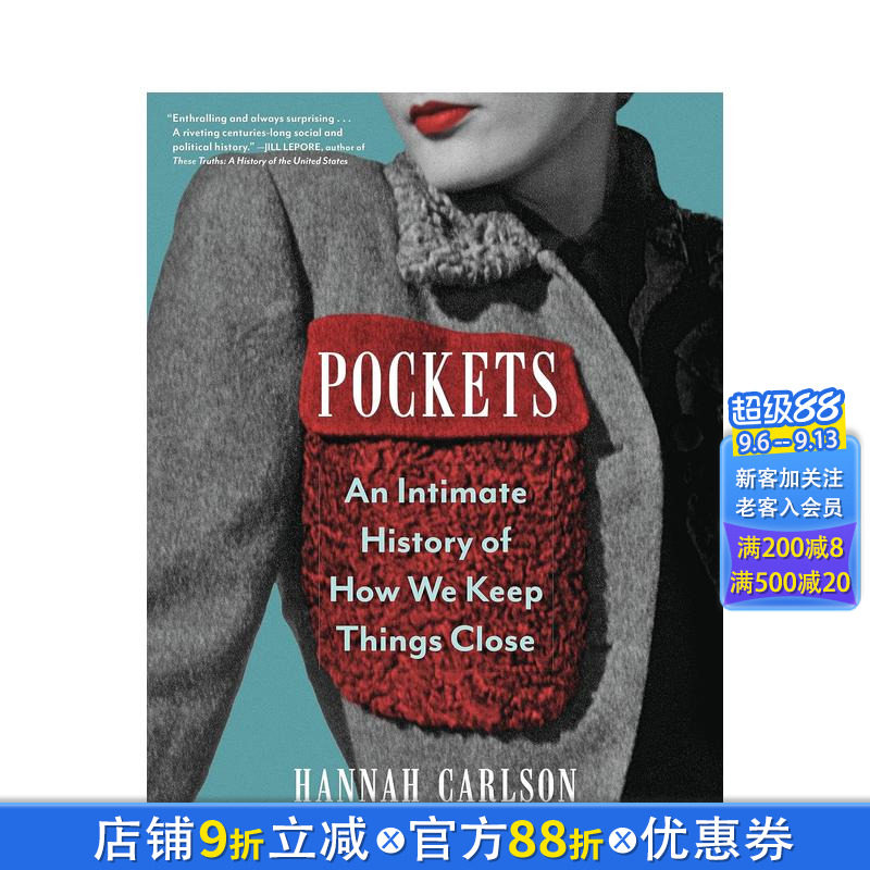 【预售】口袋：我们如何保持物品紧密相连的亲密历史 Pockets 原版英文时尚 正版进口图书