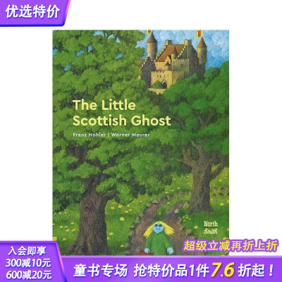 【预售】英文原版 小小苏格兰幽灵 The Little Scottish Ghost 平装 儿童英语艺术插画绘本 善优童书