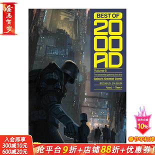 【预售】z佳《公元2000年》第6卷：通往银河系z伟大漫画的必经之路 英文漫画 Best of 2000 AD Volume 6 正版进口书