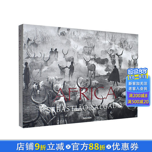 【现货】Sebastiao Salgado. Africa塞巴斯蒂昂·萨尔加多：非洲 艺术摄影