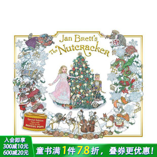 进口童书 珍·布雷特 英文儿童插画故事绘本 Nutcracker the Brett Jan 胡桃夹子 预售