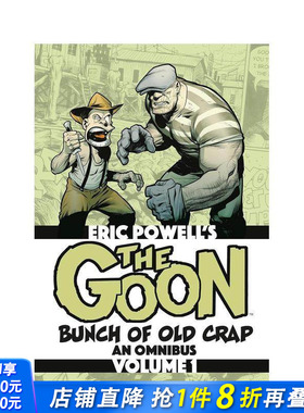 【预售】亡命暴徒：一群老废物 总集 卷1 The Goon: Bunch of Old Crap Omnibus Volume 1 原版英文漫画书 正版进口书