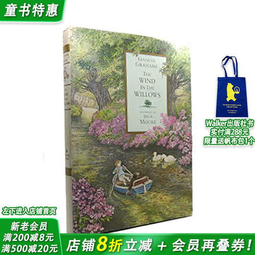 【预售】英文原版 柳林风声 The Wind in the Willows 经典插图插画儿童文学绘本 肯尼斯·格雷厄姆童话奇幻故事青少年课外阅读