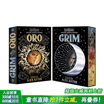 【预售】格里姆与奥罗：双王对决版 Grim and Oro: Dueling Crowns Edition 英文儿童小说故事 英语拓展阅读进口书