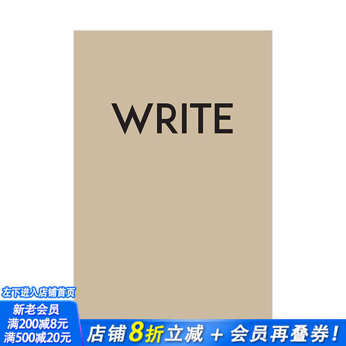 【现货】Write速写本 牛皮纸封面 Medium Kraft 文创赠礼送人 Chartwell Books