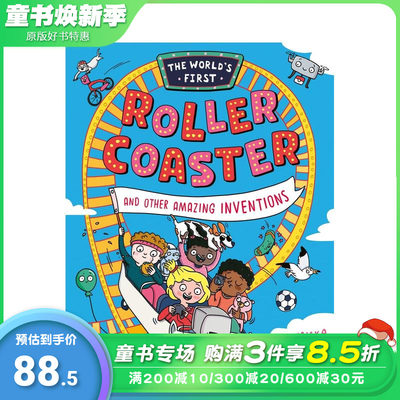 【预售】【蓝彼得奖得主Mike Barfield】过山车及其他发明故事The World’s First Rollercoaster 英文儿童插画科普绘本 进口童书