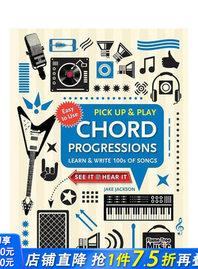 【现货】Chord Progressions 和弦进阶 英文原版音乐乐器学习