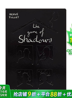 【现货】影子游戏 【Hervé Tullet】the game of shadows 英文儿童趣味互动英语早教绘本 进口童书