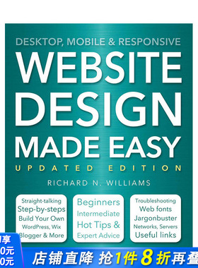 【现货】简单学 Website Design 网站设计 英文原版英文原版图书籍进口正版