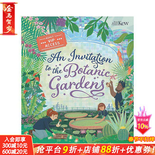 【预售】植物园邀请函 An Invitation to the Botanic Gardens 英文儿童插画科普绘本 进口童书