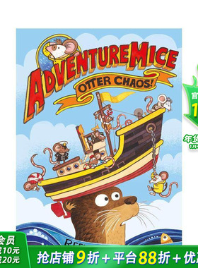 【预售】冒险萌鼠团：水獭危机大救援 Adventuremice: Otter Chaos 英文儿童故事 英语拓展阅读进口书