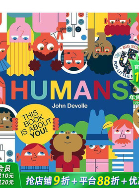 【预售】人体 【Big Science for Little Minds】Humans 英文儿童插画科普绘本 进口童书 科学启蒙