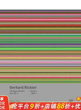 【预售】英文原版 格哈德·里希特作品集（卷六） Gerhard Richter: Catalogue Raisonne 20世纪艺术画册 正版进口书籍 善优图书