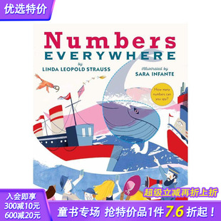 英文原版 带T. Tie Their Can’t 霸王龙不会系鞋 Rexes 6岁儿童学前数字数数儿歌教育启蒙彩图绘本 Shoes 现货