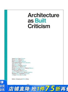 【预售】作为建成批评的建筑：2023建筑批评国际会议文集 Architecture as Built Criticism 原版英文建筑设计 正版进口书