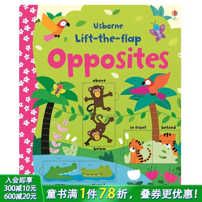 【现货】Opposites正反面 英文原版儿童翻翻书 亲子读物【善优童书】