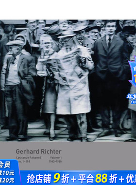 【预售】格哈德·里希特作品集(卷一) Gerhard Richter Catalogue Raisonné. Volume 1 原版英文艺术画册画集 正版进口书