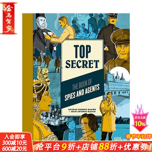 【现货】崇高机密：关于间谍组织的故事 Top Secret: The Book of Spies and Agents 原版英文儿童绘本 插画图画故事科普书