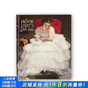 2026年爱书人日记台式 进口文创周边 原版 Diary 预售 日历 2026 Book 日历记事本 Planner Lover Desk