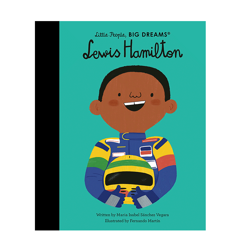 【现货】【小人物,大梦想】英文 刘易斯·汉密尔顿Lewis Hamilton 世界名人传记 精装艺术插画绘本 儿童进口英语图书