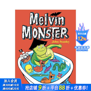 【预售】【John Stanley】梅尔文怪物 Melvin Monster 英文原版漫画书 正版进口图书