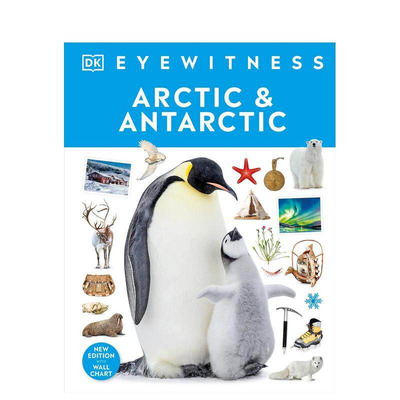 【预售】【DK Eyewitness】北极和南极 【DK Eyewitness】Arctic and Antarctic 原版英文小说故事 英语拓展阅读进口书