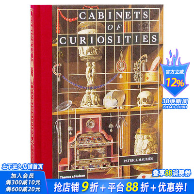 【预售】【T&H】Cabinets of Curiosities 古董柜图集 进口原版