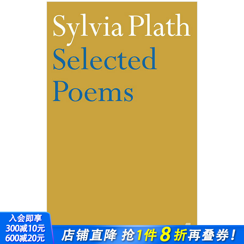 【预售】Sylvia Plath Selected Poems 西尔维亚普拉斯诗选 费伯