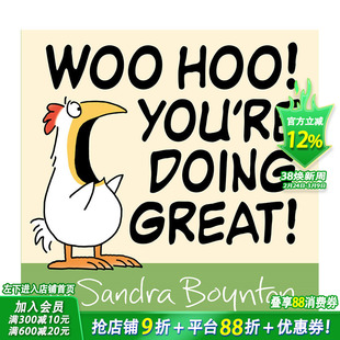 【现货】英文原版 呜呼! 你做得很好! Woo Hoo! You're Doing Great! 精装儿童英语插画绘本 正版进口书籍 善优童书