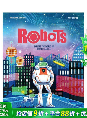 【预售】【神话终结者】机器觉醒：探秘机器人学与人工智能的奇妙世界【Myth Busters】Robots 英文儿童插画科普绘本 进口童书
