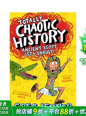 【现货】完全混乱的历史 古埃及 Totally Chaotic History: Ancient Egypt 12岁+英文小说故事科普 英语拓展阅读进口书