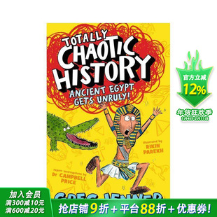 【现货】完全混乱的历史 古埃及 Totally Chaotic History: Ancient Egypt 12岁+英文小说故事科普 英语拓展阅读进口书