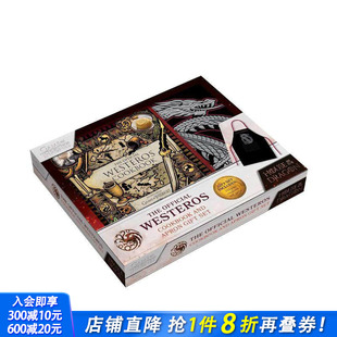 赠围裙 Westeros 预售 游戏维斯特洛官方食谱 Set 英文生活 Gift The 权力 and Cookbook Official 冰与火之歌 Apron