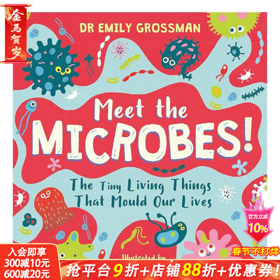 【现货】英文原版 认识微生物：改变我们生活的微小生物 Meet the Microbes! 英语科普儿童绘本 正版进口图书