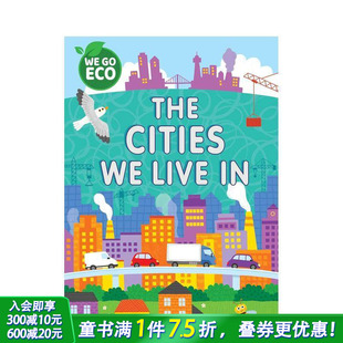 城市 进口童书 英文儿童插画科普故事绘本 Cities 现货 我们生活 ECO Live The