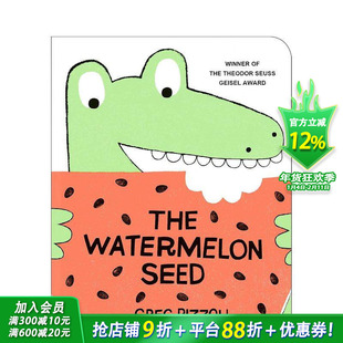 【预售】西瓜种子 The Watermelon Seed 英文儿童插画故事绘本 进口童书