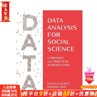 【预售】社会科学数据分析：友好且实用的介绍 Data Analysis for Social Science 原版英文社会科学 正版进口书