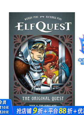【预售】精灵之旅：原始冒险 卷4——首次之战 ElfQuest:The Original Quest 英文漫画正版进口书 美国漫画界里程碑 女性创作40年