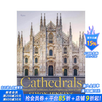 【预售】大教堂：建筑的杰作，工程的壮举，信仰的象征 Cathedrals 原版英文建筑设计 正版进口书