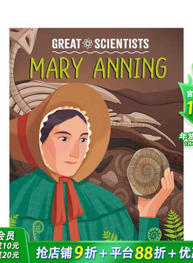 【现货】伟大科学家：玛丽?安宁 Great Scientists: Mary Anning 英文儿童插画故事绘本 进口童书