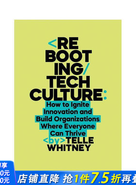 【预售】重启科技文化 Rebooting Tech Culture 原版英文商业行销 正版进口书