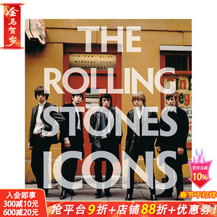 【预售】滚石乐队:肖像画册 【Icons】The Rolling Stones 原版英文摄影肖像 正版进口书籍画册 善优图书