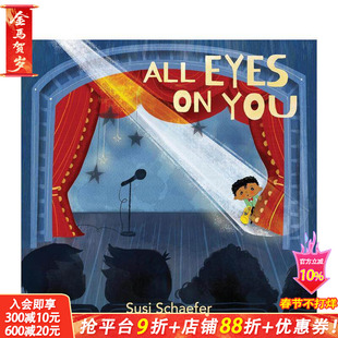 【现货】万众瞩目 All Eyes on You 英文儿童插画故事绘本 进口童书