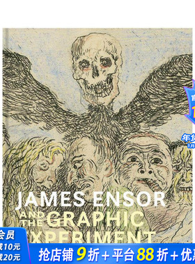 【预售】詹姆斯?恩索尔与平面实验 James Ensor and the Graphic Experiment 原版英文艺术画册画集 正版进口书