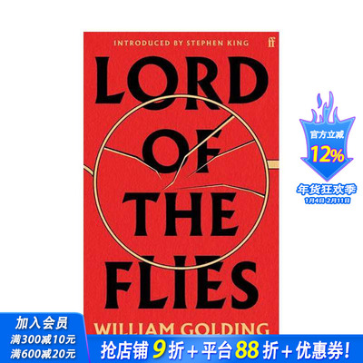 【预售】蝇王 诺贝尔文学奖得主William Golding Lord of the Flies  原版英文文学小说 正版进口书