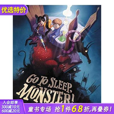 【现货】 Go to Sleep, Monster!，睡吧，怪物! 英文原版图书籍进口正版 Cornell 儿童绘本-动物/生态/环保
